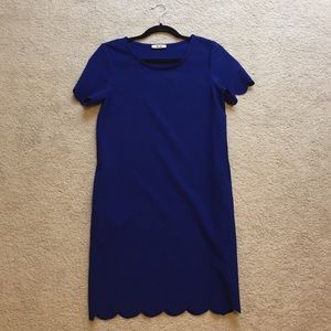 First Love blue shift dress.